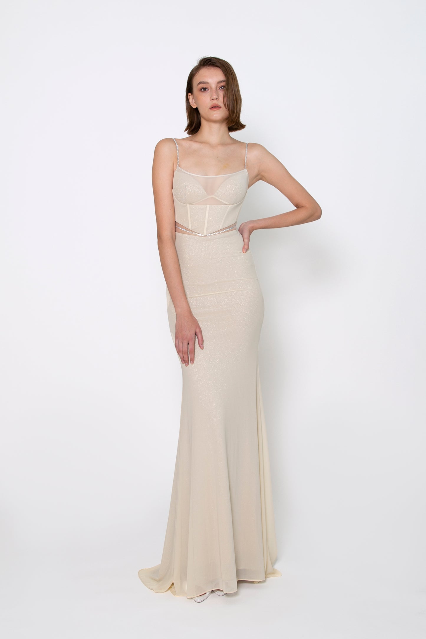 CAMI CUTOUT GOWN