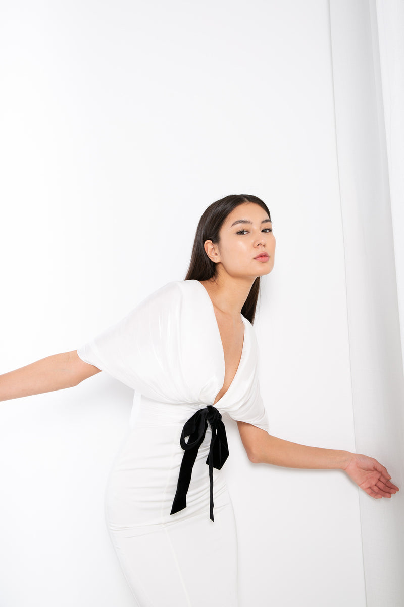 SIENNA GOWN IN WHITE
