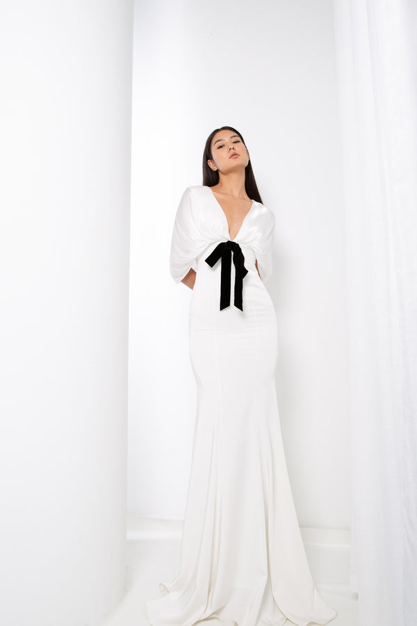 SIENNA GOWN IN WHITE