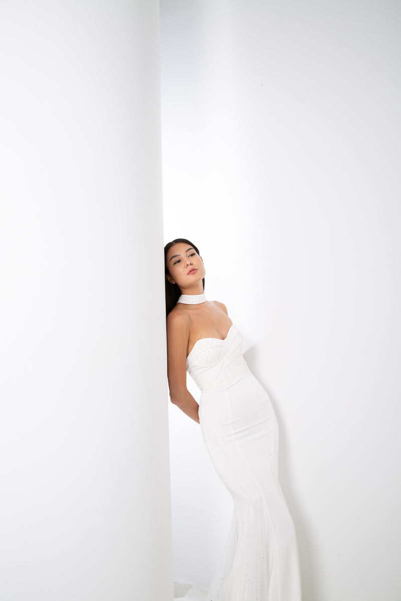 VERA GOWN IN WHITE