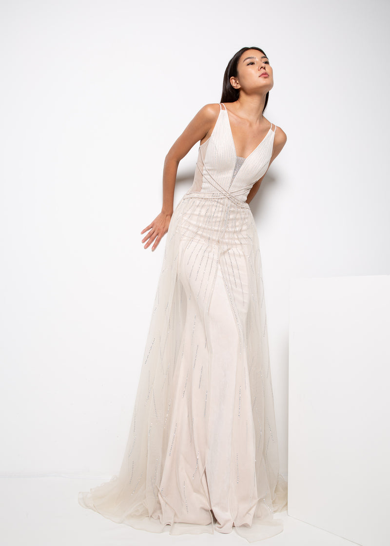 NAILA GOWN IN NUDE