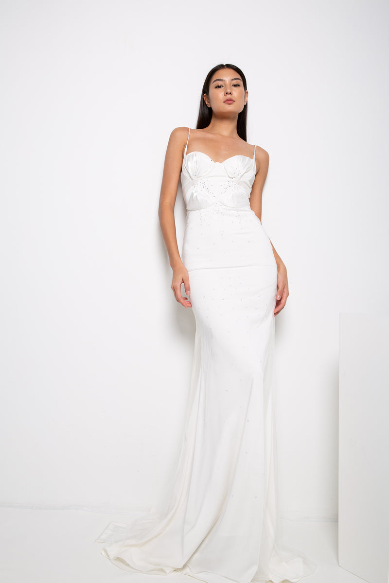 MILLIE GOWN IN WHITE